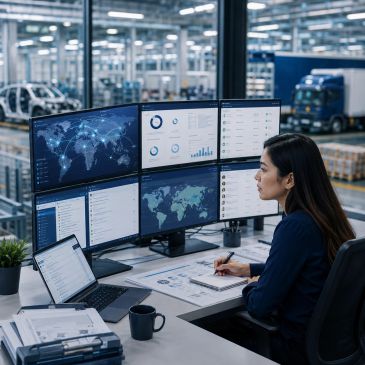 Supplier compliance specialist monitoring supplier data, documentation status and compliance informa