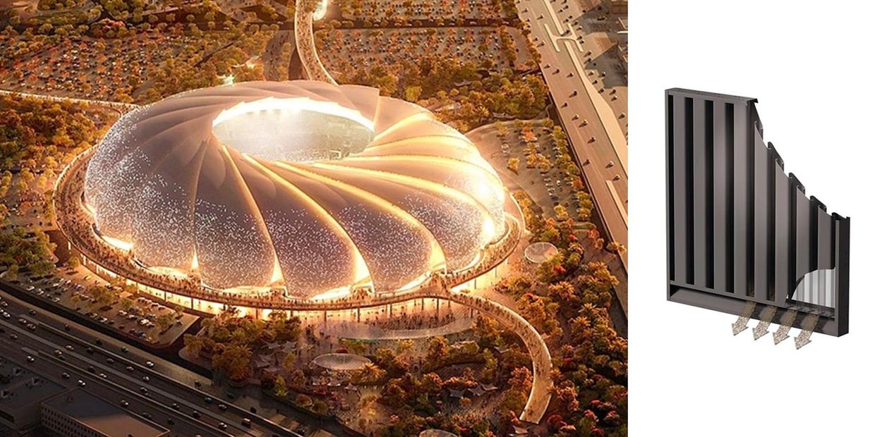 Aramco Station Sand trap Louvers Works