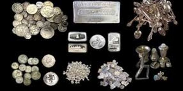 SILVER COINS AND BARS