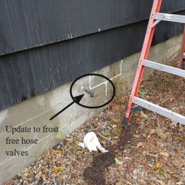 1950 exterior hose valve needs updating. In York Maine.