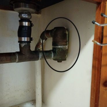 Old drum trap still in use and function. 1950 build. York Maine.