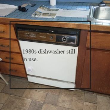 1980 dishwasher still in use in Belmont NH
