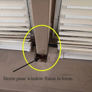 A window that is loose and moves with hand force in Belmont NH