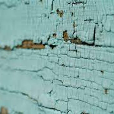 A picture of what Lead paint looks like.