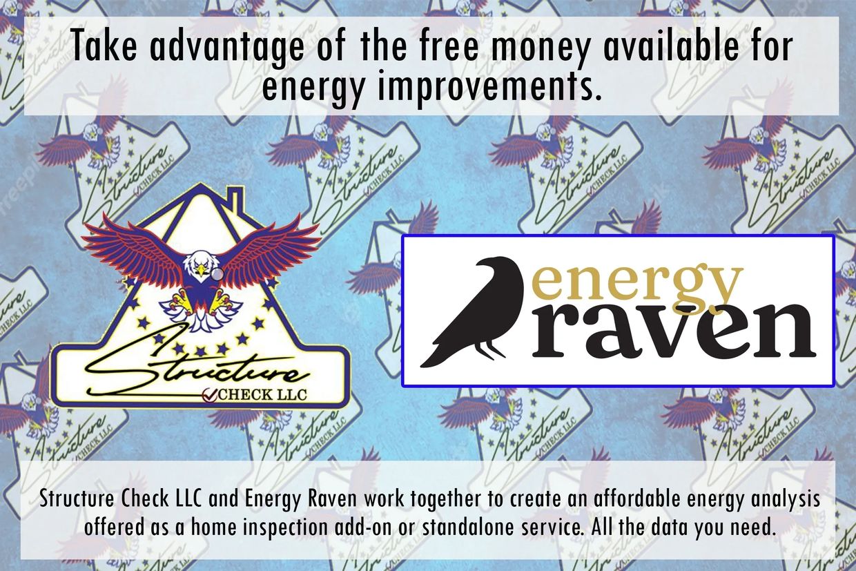 Home energy analysis service logo for New Hampshire and Maine home buyers and agents. 