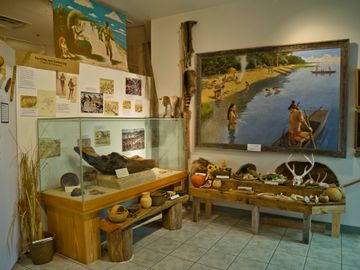 Timicuan display at the Cumberland Island National Seashore Museum