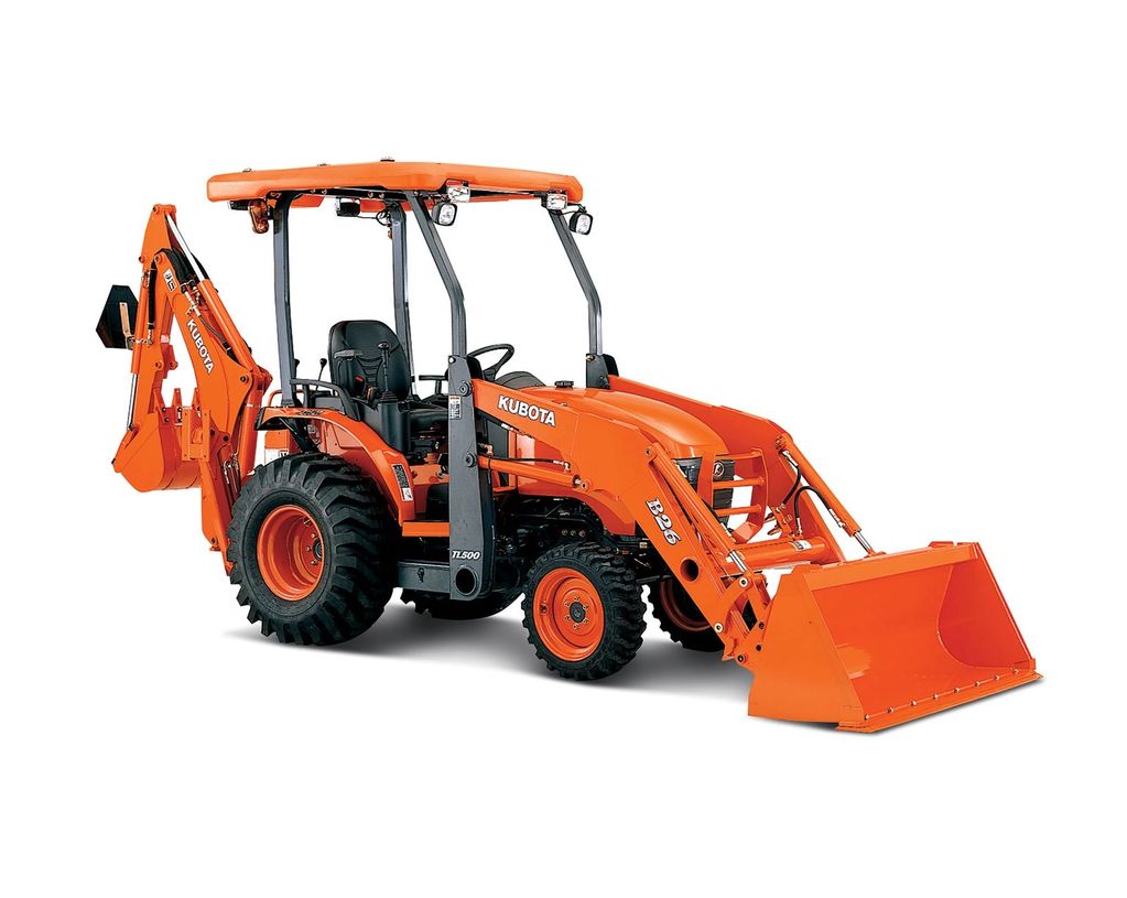 COMPACT AND SUB - COMPACT FRONT END LOADER BACK HOE. power ports, lighting and sound customization