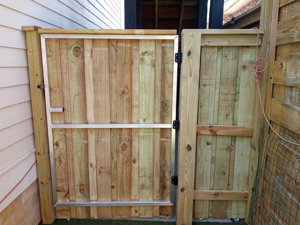 Wood Fence Gate in Panama City Beach