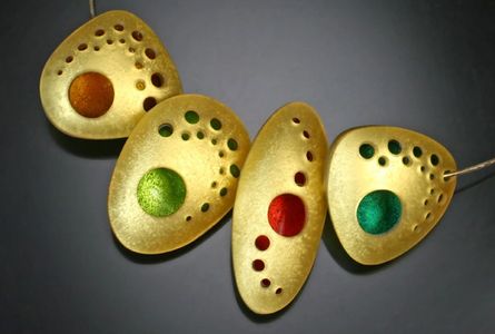 Precious Beads- embedded 24K gold