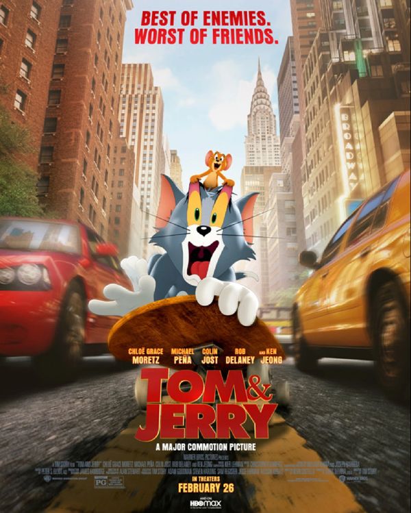 Warner Bros 'Tom and Jerry' 
With Richard VAN DEN BERGH as Special Effects Supervisor 
Director Tim 