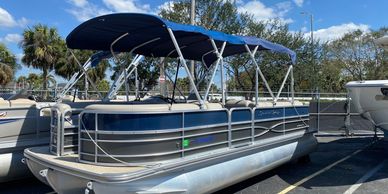 This 2018 South Bay 224CR comes with Yamaha 150 hp and double bimini.  The CR is our best selling fl