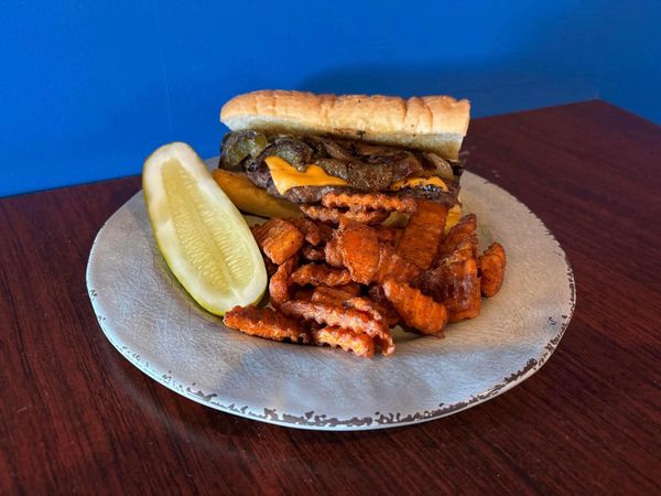 Unique cheeseburger in Beecher Illinois