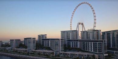 The Dubai Eye and the Blue Water development.