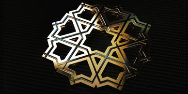 AMERA offers discreet hospitality and services. The brand logo is an intricate geometric star.