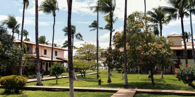 Exotic tropical home.