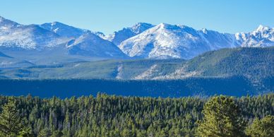Mountain range in Colorado.