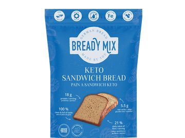 Gluten free, low- carb, high protein keto sandwich bread mix