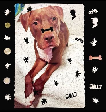 Personalized Dog jigsaw puzzle