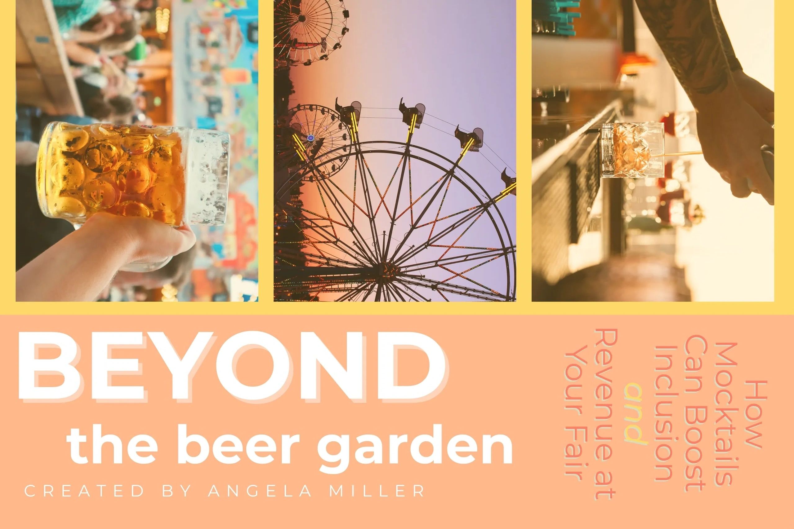 Beer garden and carnival at Memphis Botanic Gardens.