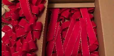 Christmas Bows Custom Packaged
