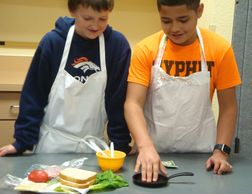 My PHIT youth learn about nutrition through team competitions.