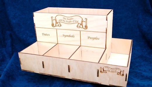 Custom laser cut plywood box