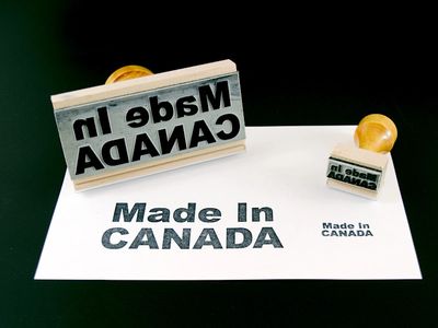 Made in Canada Rubber Stamp