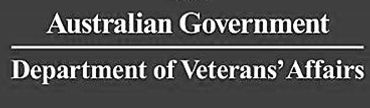 Logo of the Australian Government Department of Veterans' Affairs.