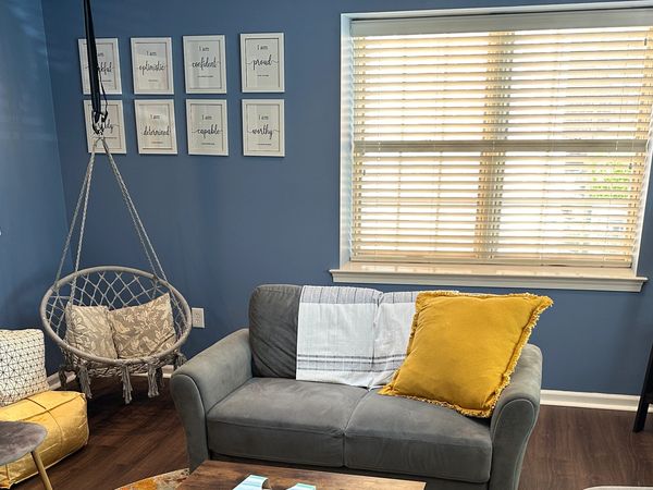 Group room at heart of therapy counseling mental health