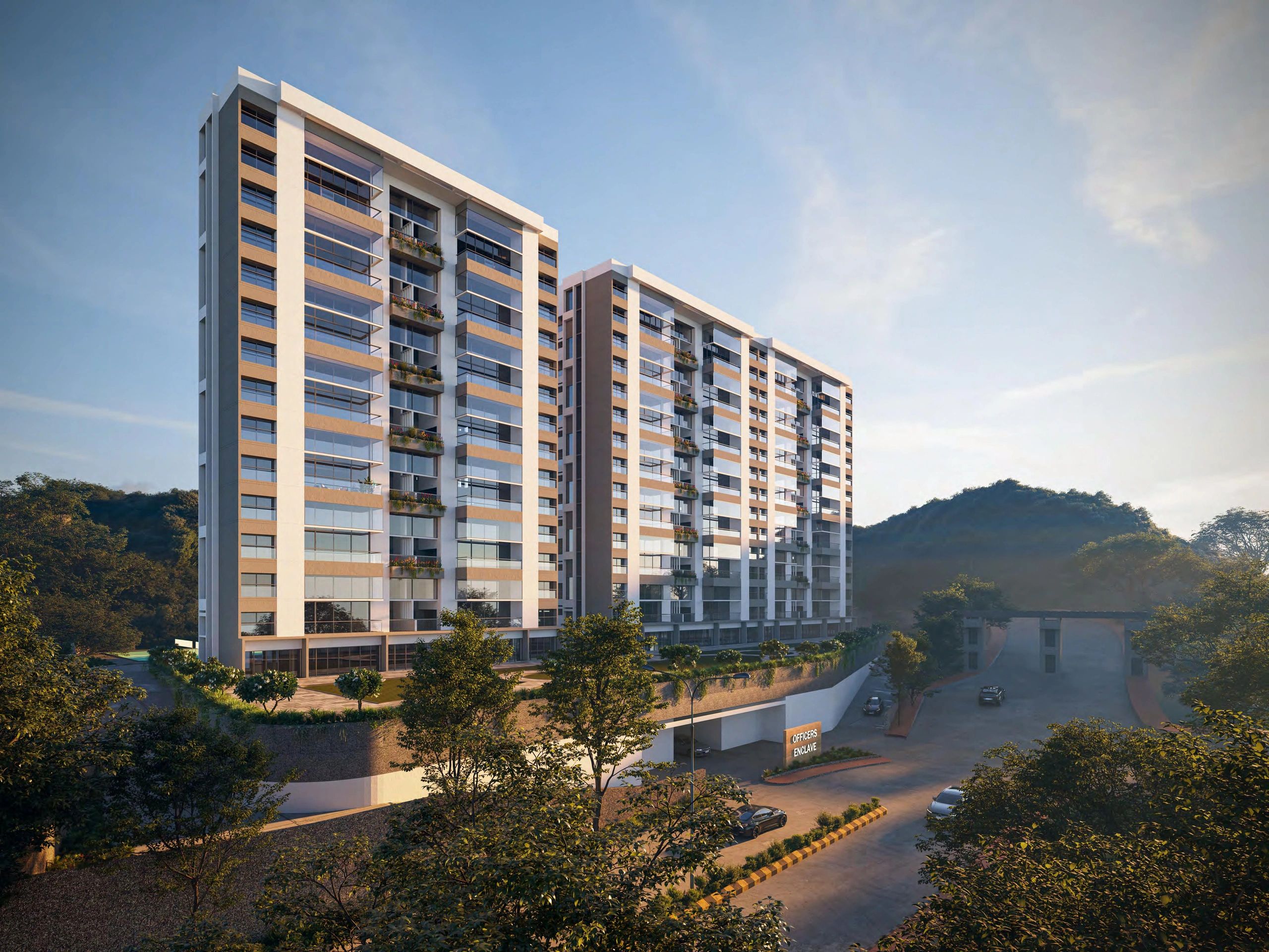 IAS OFFICERS ENCLAVE - KERALA,
TOTAL BUA - 2,30,000 SQFT
TOWERS - 03 NO.S, FLOORS - B+G+14