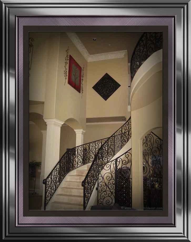 Wrought Iron in Stairway