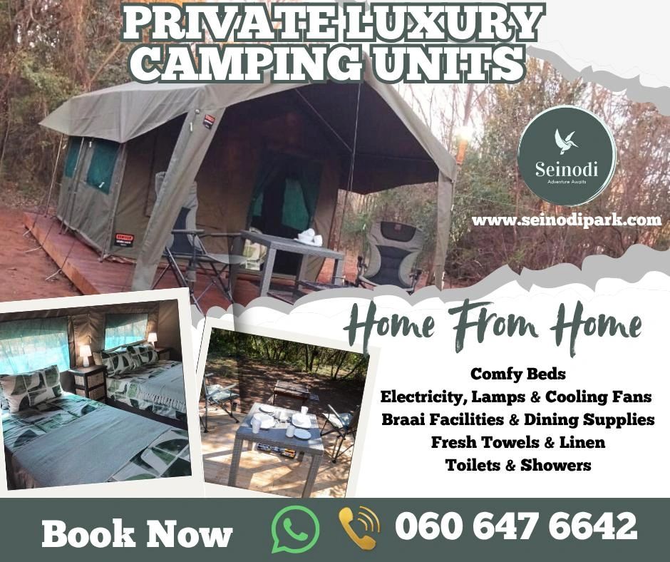 Private luxury camping units Hartbeespoort