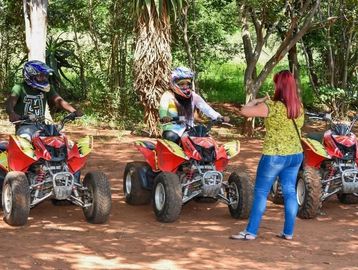 Quad biking around Hartbeespoort dam