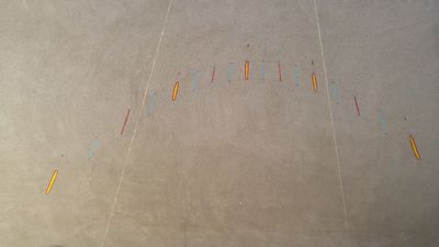 The first row of marks - June 21