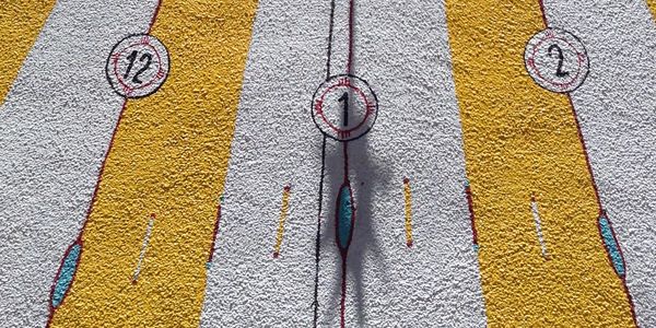 The Black Figure-8 shows the difference between Solar time and Clock time for any given day.