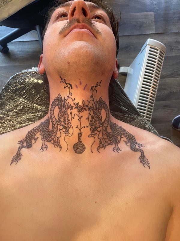Neck tattoos
