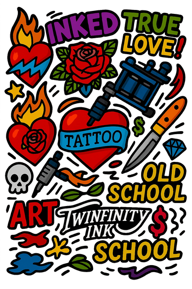 All tattoo styles in undertaken at our tattoo studio in Lydney