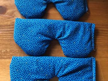 blue migraine pillow