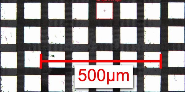 500 microns filter image