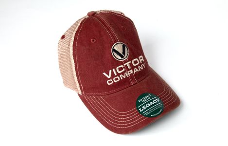 Victor Co Cardinal Trucker Mesh Hat 