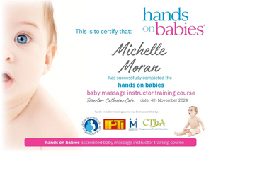 Baby massage certificate
