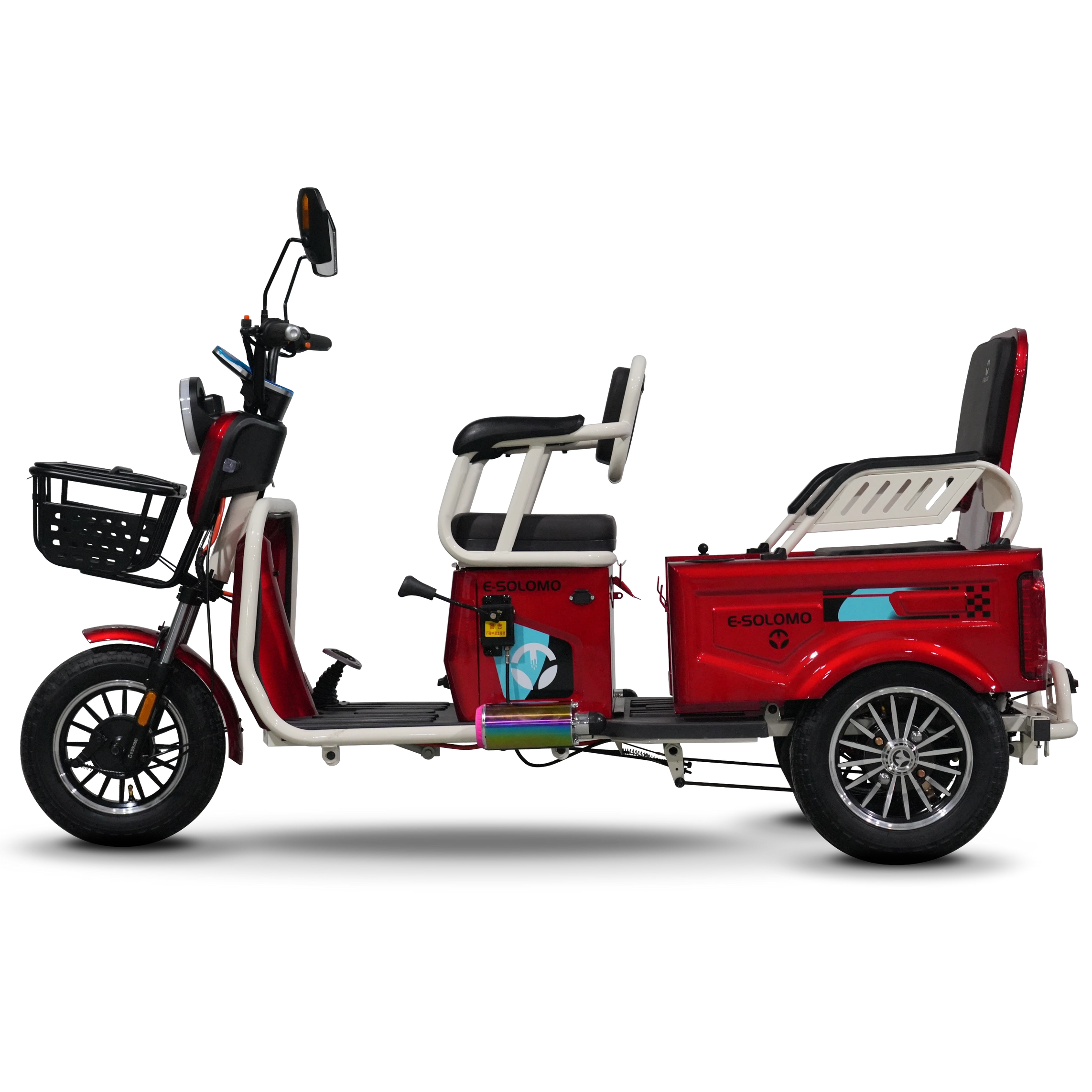 Triciclo familiar doble fila EB24S