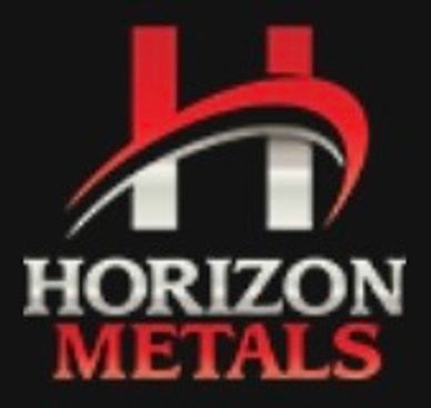 Horizon Metals logo with red and silver colors.