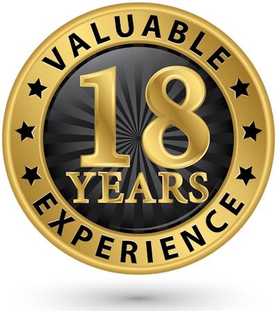 18 Years Experience