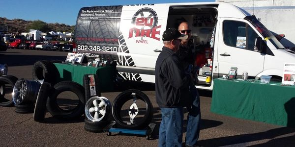 2U Tire & Wheel is at local car shows answering questions about tires and custom rims