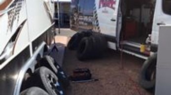 2U Tire & Wheel installs tires and custom rims on RV campers