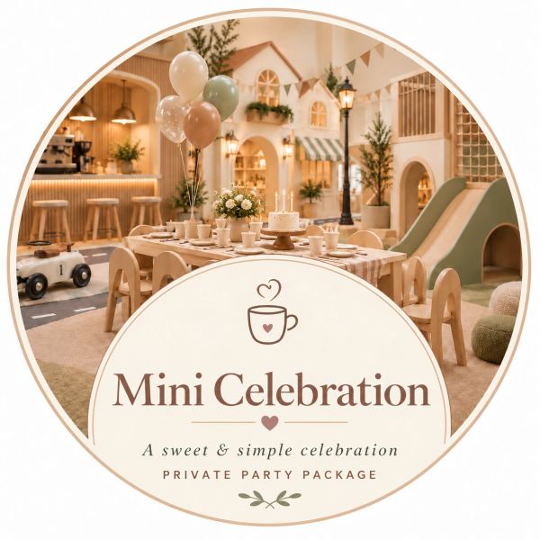 Cozy setup for a mini celebration party.