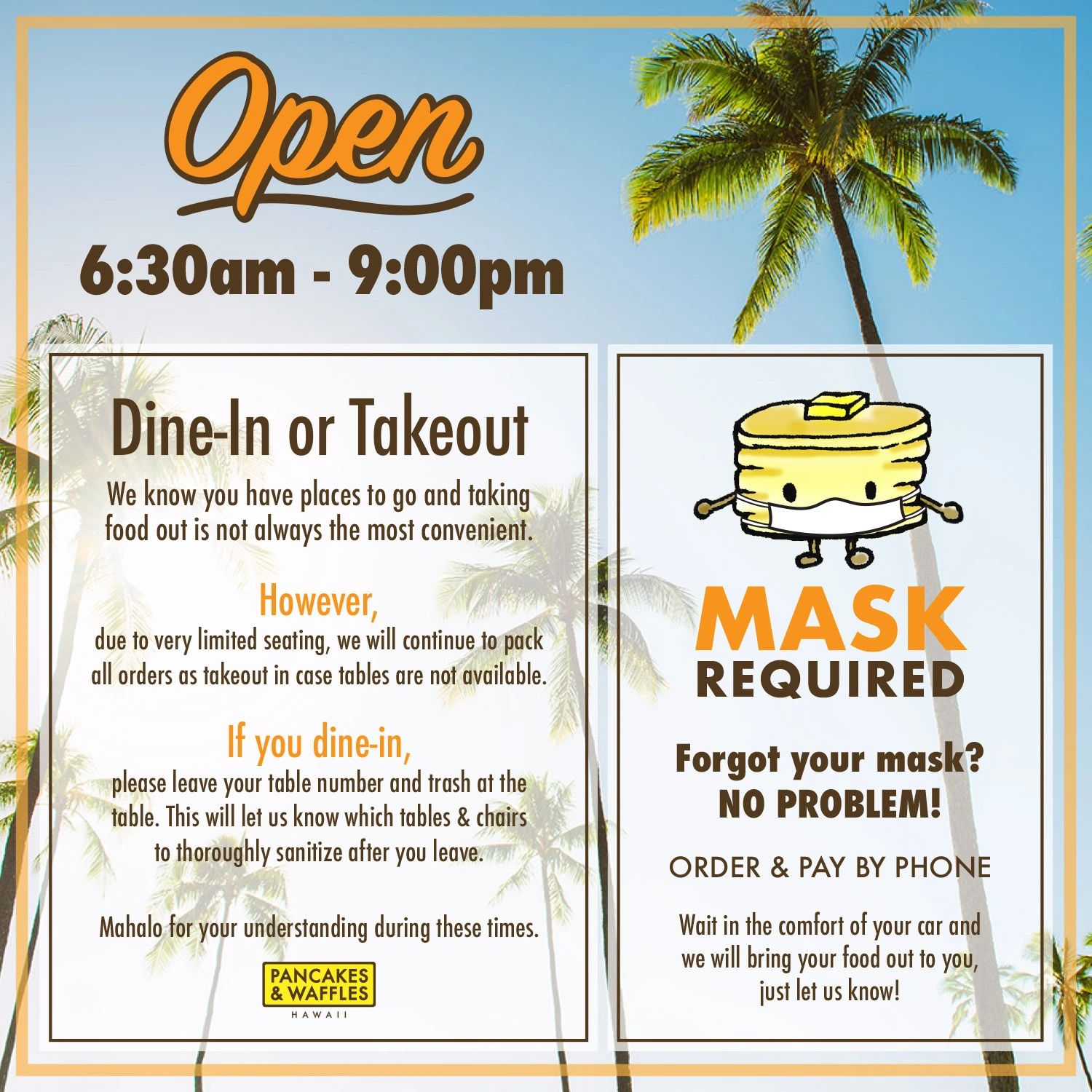 Pancakes and Waffles Hawaii