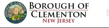 Logo of Borough of Clementon, New Jersey.