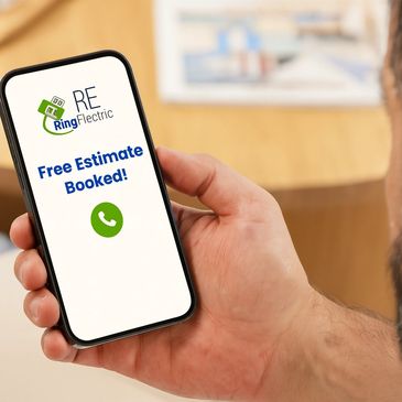 Free electrical service estimate booked online with Ring Electric Ottawa